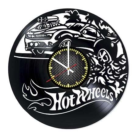 Hot Wheels Cars Design Vinyl Record Wall Clock Get Unique