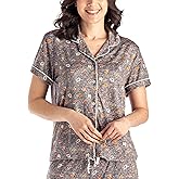 Hello Mello Lounge Short Sleeve Soft Pajama Top for Women