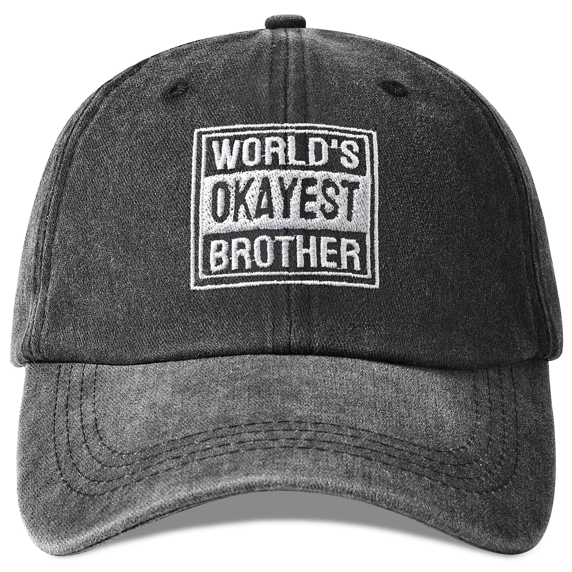 Jeasona Funny Brother Gifts for Brother Christmas Gifts Funny Cap Birthday Presents from Sister Siblings