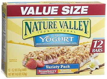 nature valley strawberry yogurt bars