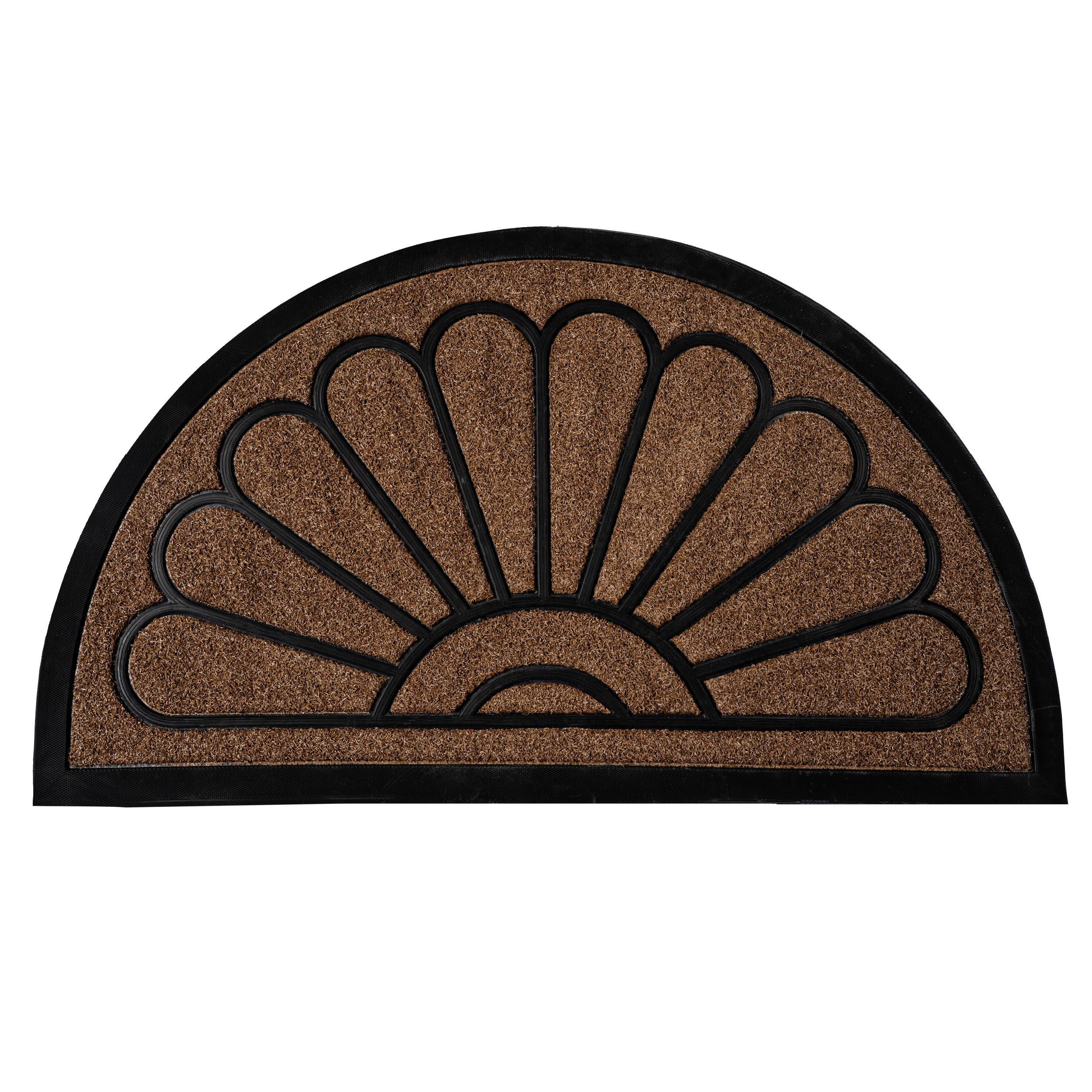 ubdyo Extra Durable Door Mat - Dirt Trapping Outdoor Welcome Mats - Non-Slip Outdoor Indoor Entrance - Low Profile Front Doormat (29" x 17", Bright Brown) โ image 1