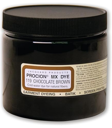 Jacquard Acid Dye – Konzentriertes Pulver Für Wolle & Seide, 8 Unzen, Kastanienbraun