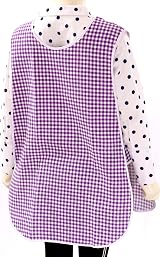 LINEN CLOSET Unisex Tabard Apron with Pockets 65/35 Poly Cotton view 5