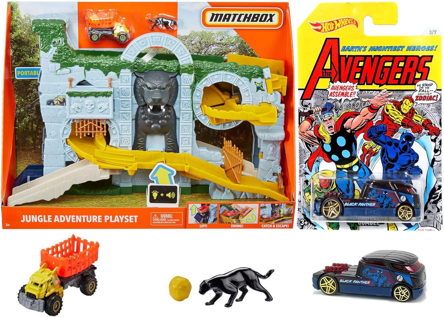 black panther playset