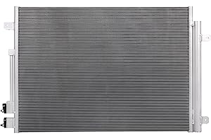 Lynol Cooling System Aluminum AC Condenser Compatible With 2017-2022 Chrysler Pacifica V6 3.6L Direct Replacement