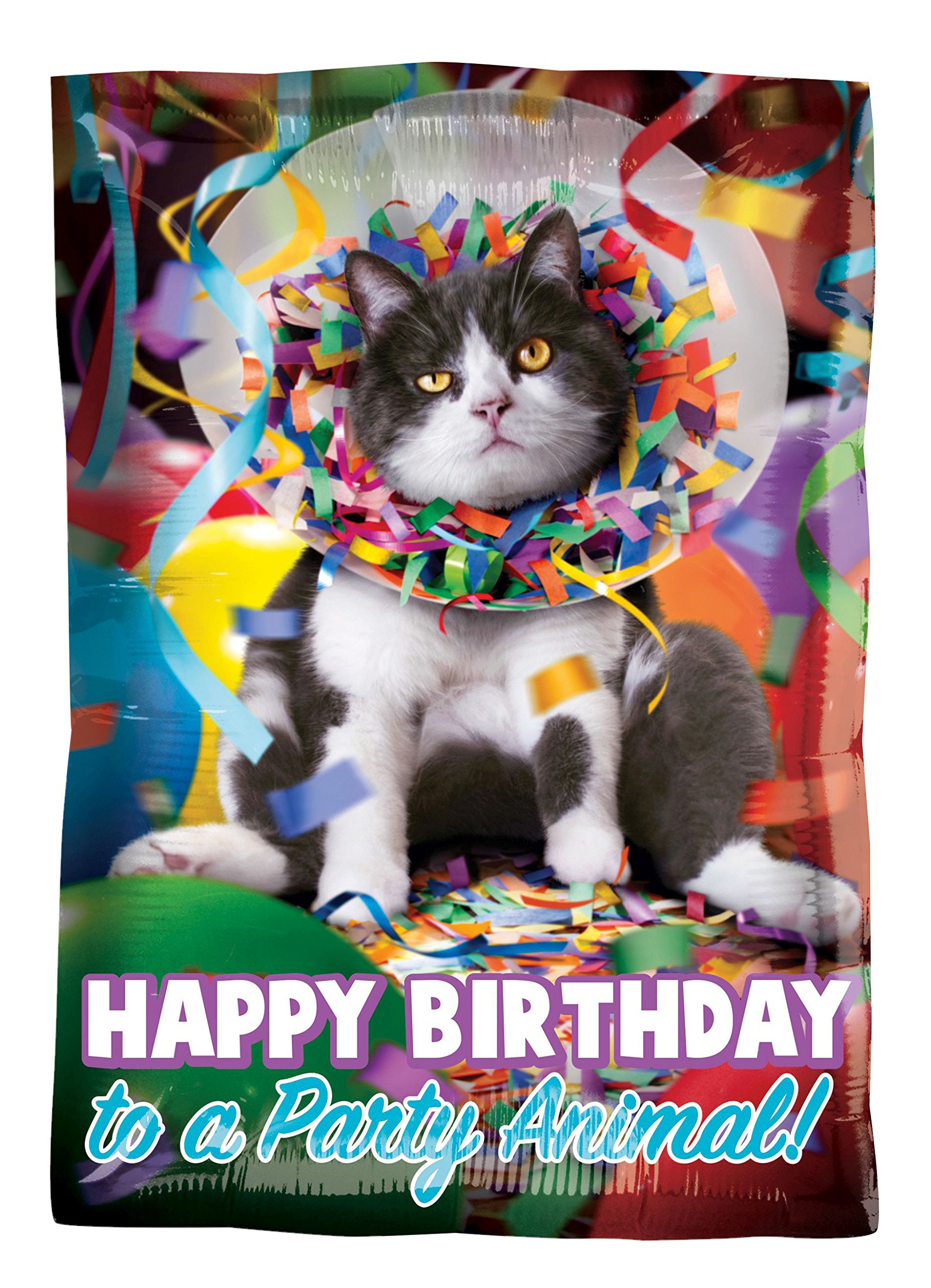 Party Animal Birthday Foil Balloon - 1 PC