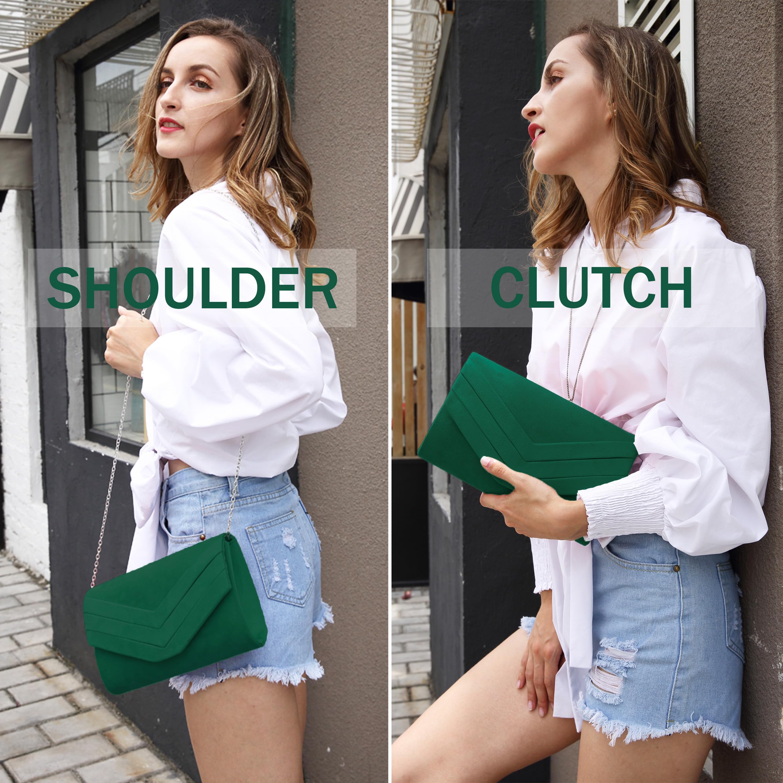 Suede Evening Bag