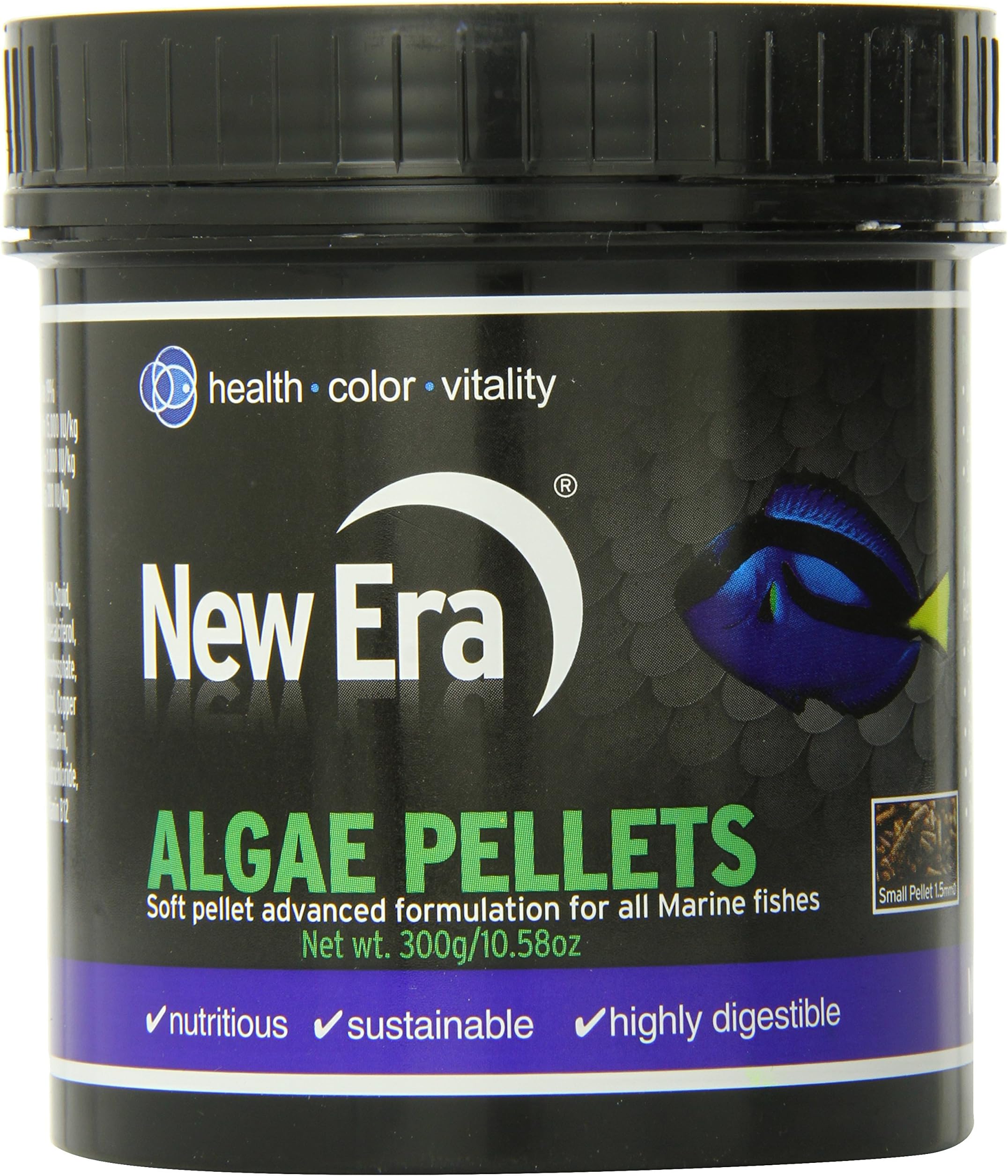 Vitalis Algae Pellets, Small, 1.5 mm, 300 g