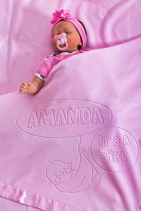 personalised blanket baby girl