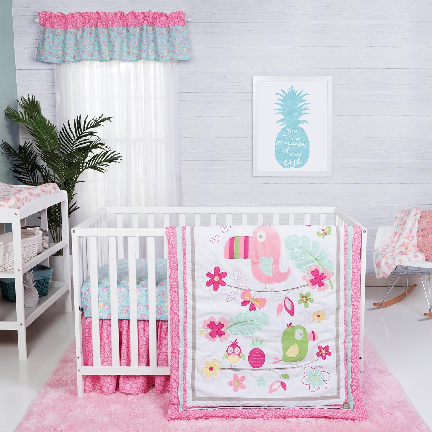 tropical nursery bedding