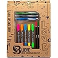 BLIEVE - Bible Journaling Kit With Gel Highlighters And Pens No Bleed, Scripture Markers and Pencils Supplies, Stencils Planner Set For Coloring Journal Art Illustrated By Faith Christian Gifts 24pcs