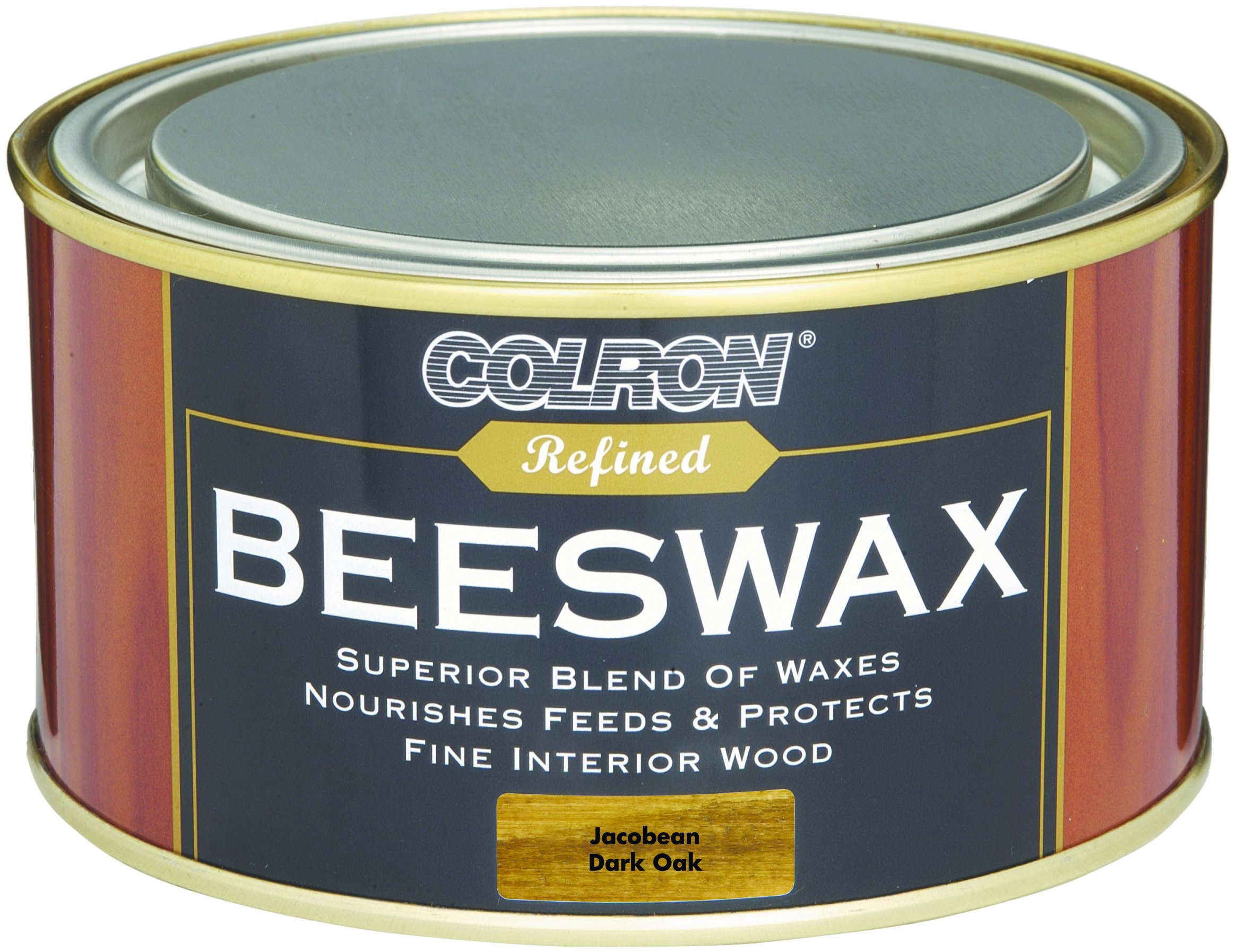 Ronseal CRPBWJDO4 400g Colron Refined Beeswax Paste - Dark Oak