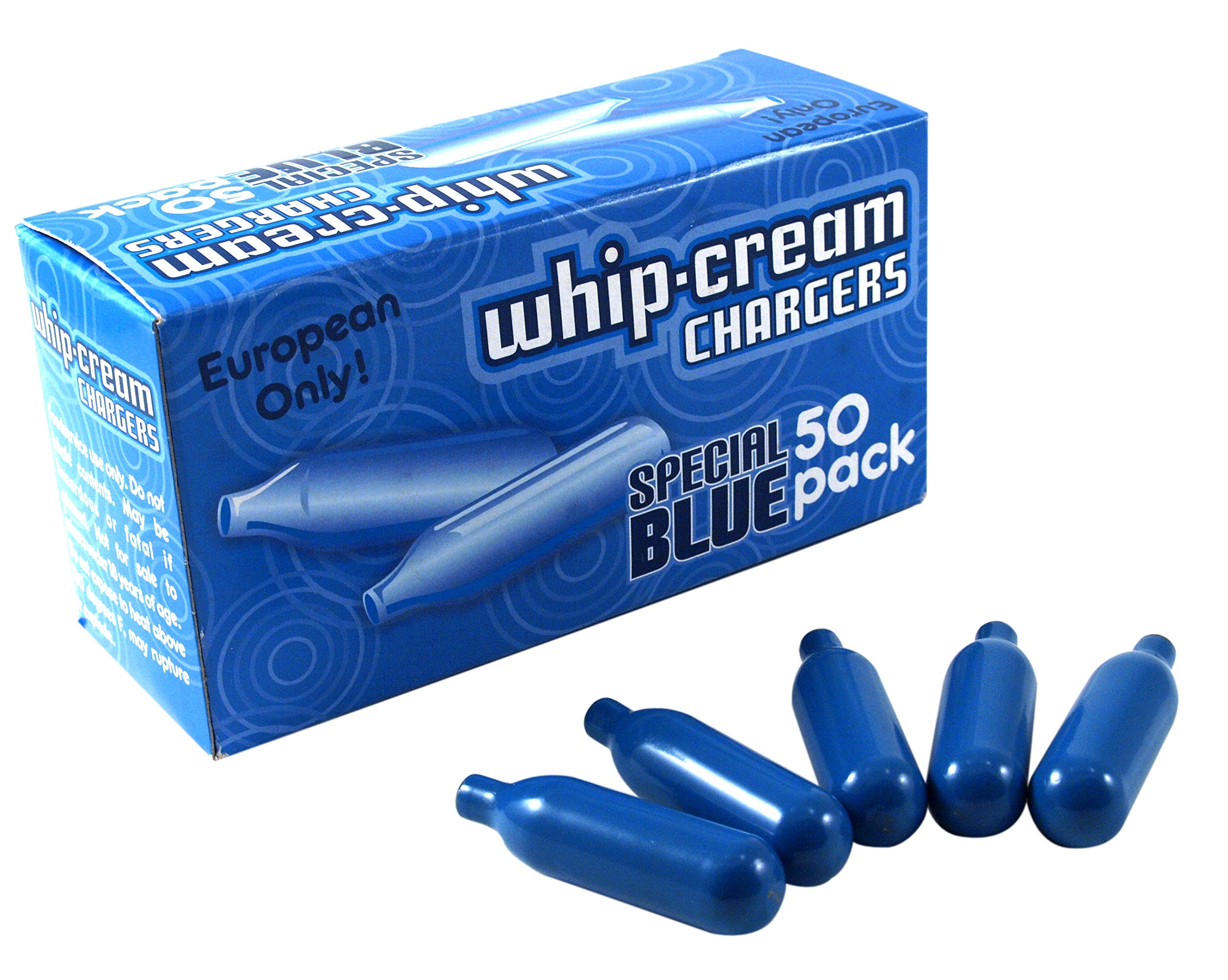 Special Blue N20 Whipped Cream Chargers, 200 Count