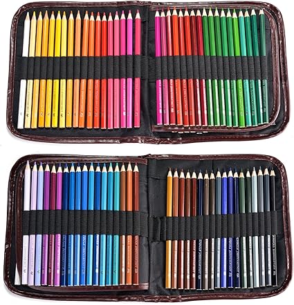 72 Crayons De Couleurs Avec Un Paquet Agptek Aucune En Double Crayons Dessin Anti Cassure Pre Tailles Assorties A Base D Huile Amazon Fr Fournitures De Bureau