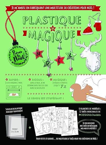 Download MegaCrea DIY Kit Plastique Magique translucide Noel Vintage 3 p PDF
