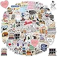 100pcs Book Stickers for Kindle Tablet Laptop, Bookish Reading Stickers, Reading Stickers, Booktok Stickers Book Lover Clear 