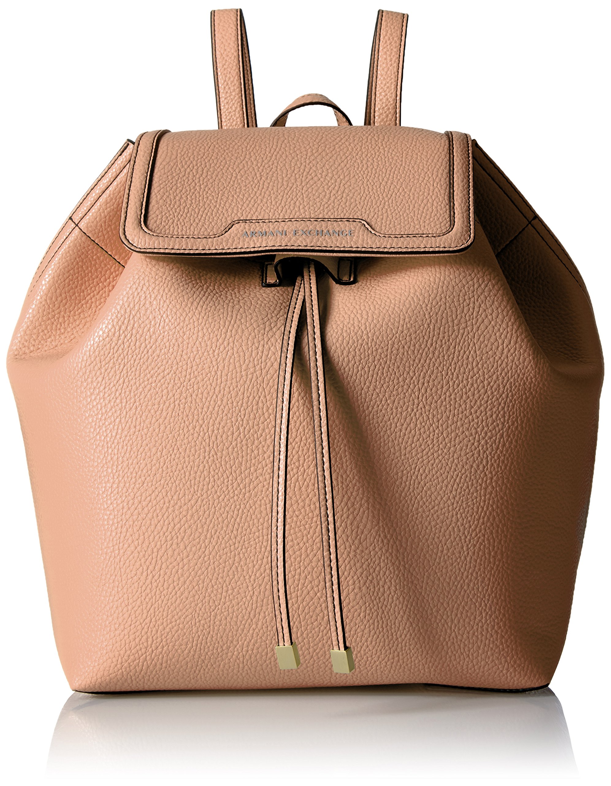 Armani Exchange Nude Leather Backpack Backpack Armani Exchange | color Beige | Gomez.pl/en main image 4