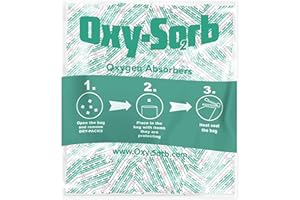 OxySorb 500cc-50pk Oxygen Absorber Packets, 50 Pack - Long Term Food Storage Freshness Protection