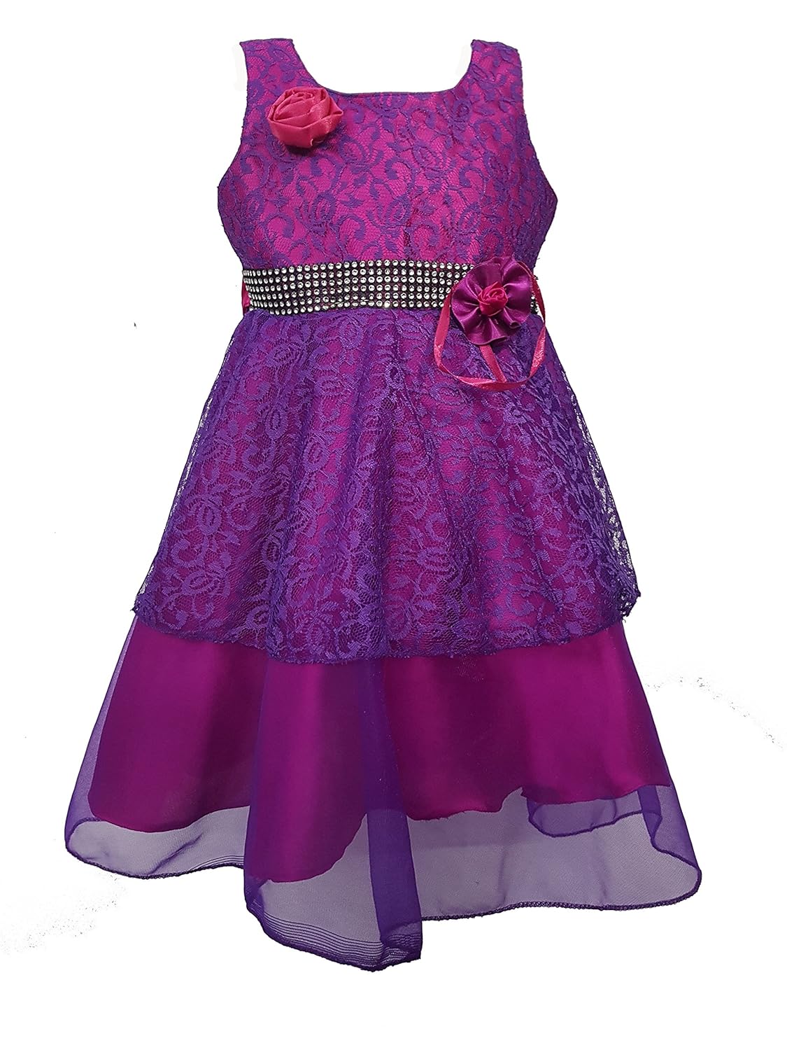 magenta dress casual