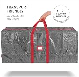 Zober Jumbo 9 FT Christmas Tree Storage Bag with Dual Zippers view 3