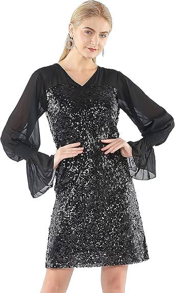 sequin tunic dress uk