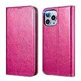 ICARER iPhone 14 Pro Case, Premium Handcrafted PU