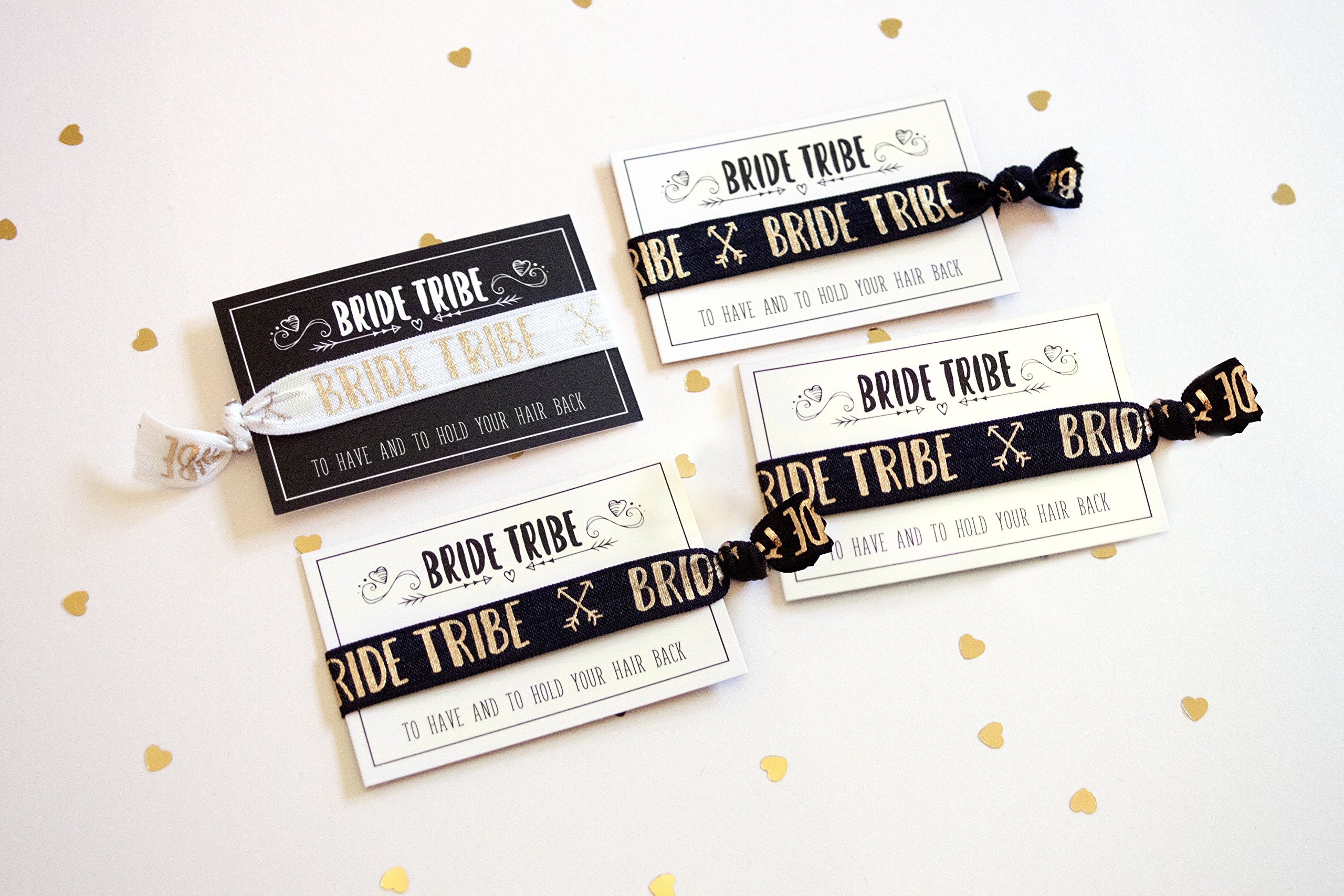 Bride Tribe/Team Bride - Hen Party Favour - Wristband - Hair Band - Yoga Band (36 x Bride Tribe)