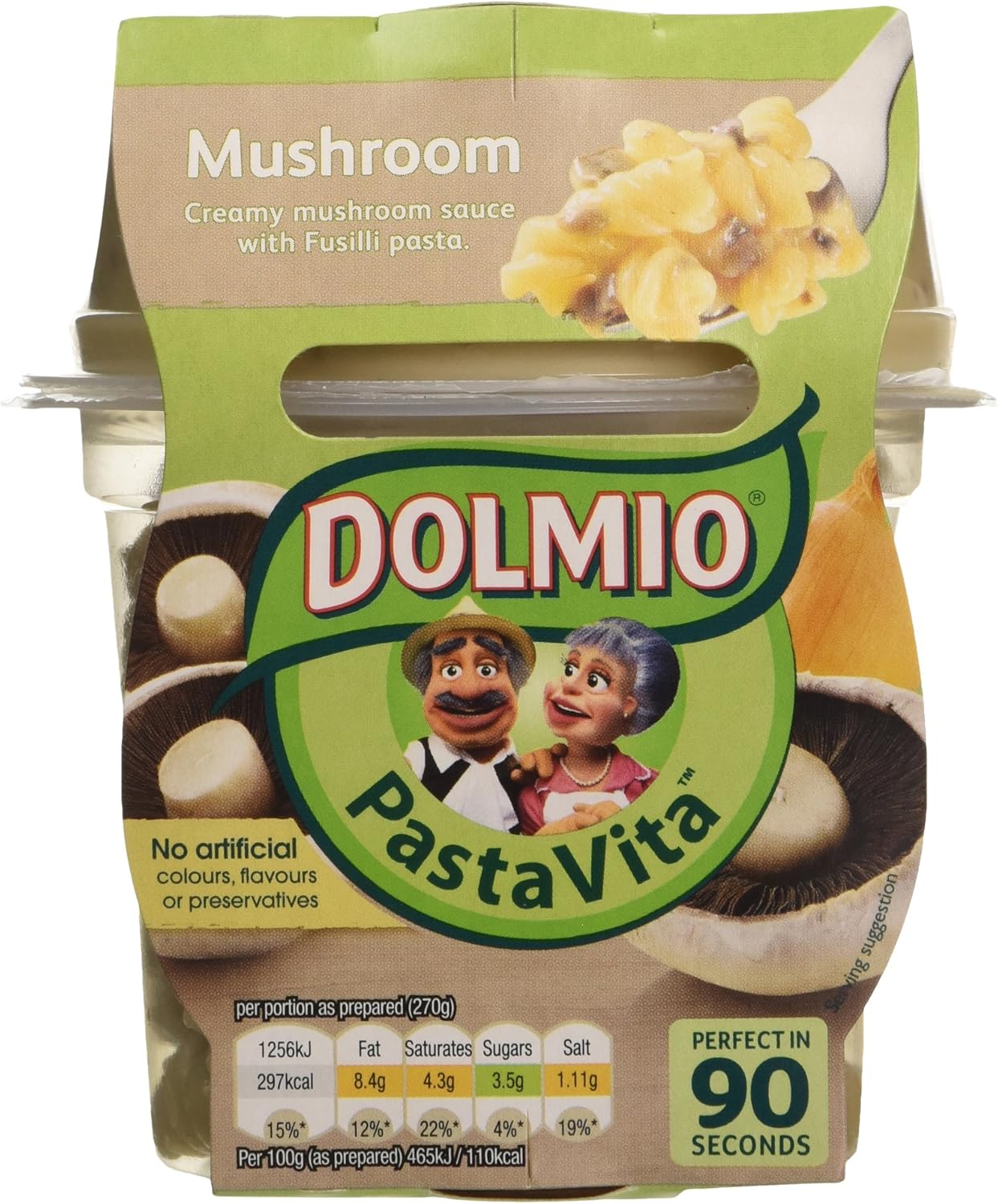 Dolmio Pasta Vita Creamy Mushroom Sauce, 270g Amazon.co.uk Grocery