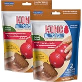 KONG Marathon Peanut Butter Dog Treats, 2 Pack, for Medium Dogs | Peanut-Butter-Flavored Treats Made for Stuffing KONG Rubber Toys, Great as a Training &amp; Playtime Reward