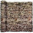 GRVCN Camo Netting Camouflage Net, Bulk Roll Sunshade Mesh Nets for Hunting Blind Shooting Military Theme Party Decorations