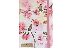 2026 Cherry Blossoms in Spring Weekly Planner (16 months, Sept 2025 to Dec 2026)