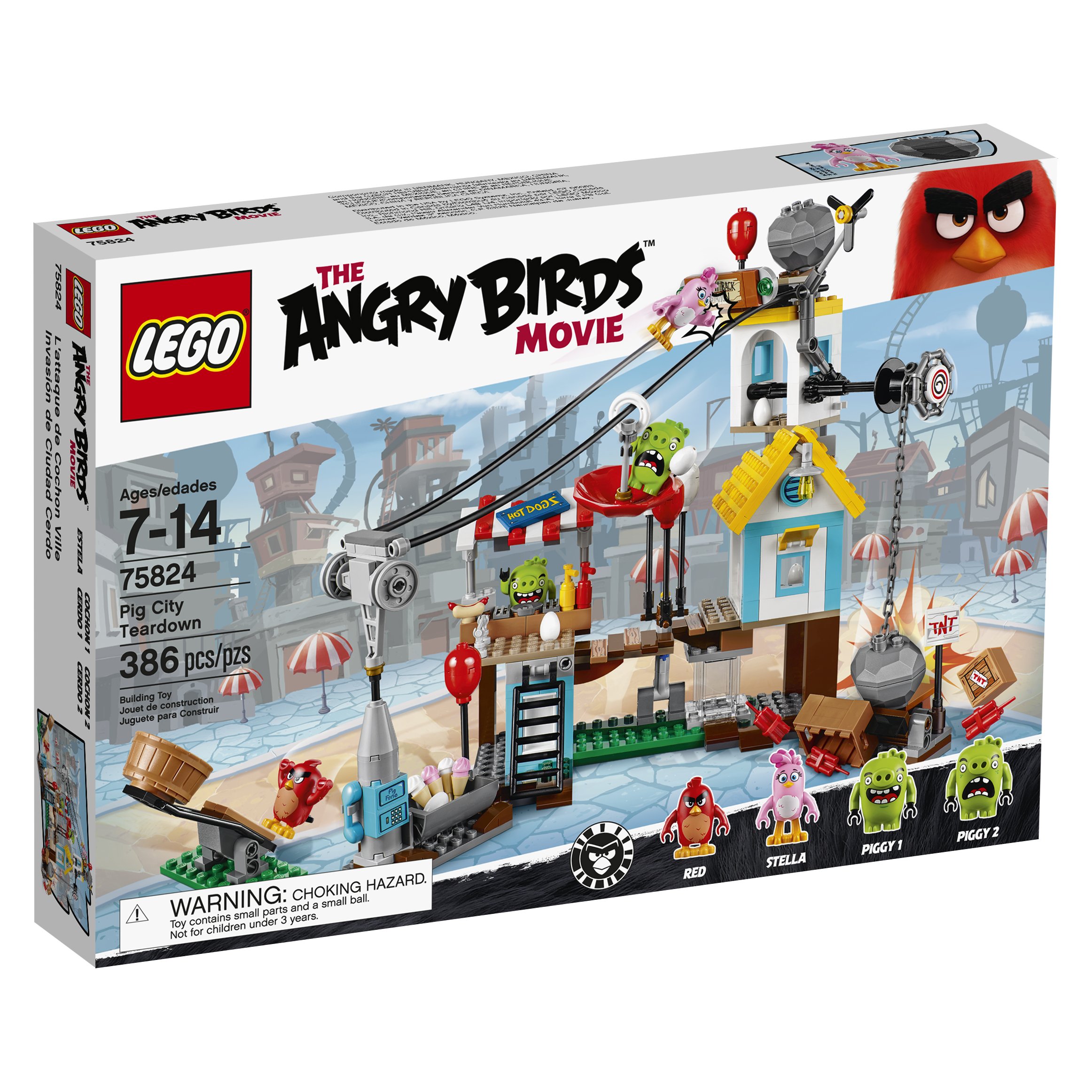 LEGO Angry Birds 75824:Pig City Teardown