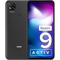 Redmi 9 Activ (Carbon Black, 4GB RAM, 64GB Storage)