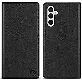 ZZXX for Samsung Galaxy A16 Wallet Case with [RFID Blocking] Card Slot Stand Strong Magnetic Leather Flip Fold Protective Phone Case for Samsung Galaxy A16 Case Wallet(Black-6.7 inch)