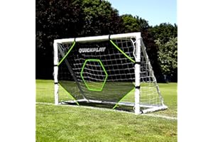 QUICKPLAY Target Net Lite with 5 Target Zones | Practice Shooting and Passing Accuracy | Soccer Goal Frame not Included
