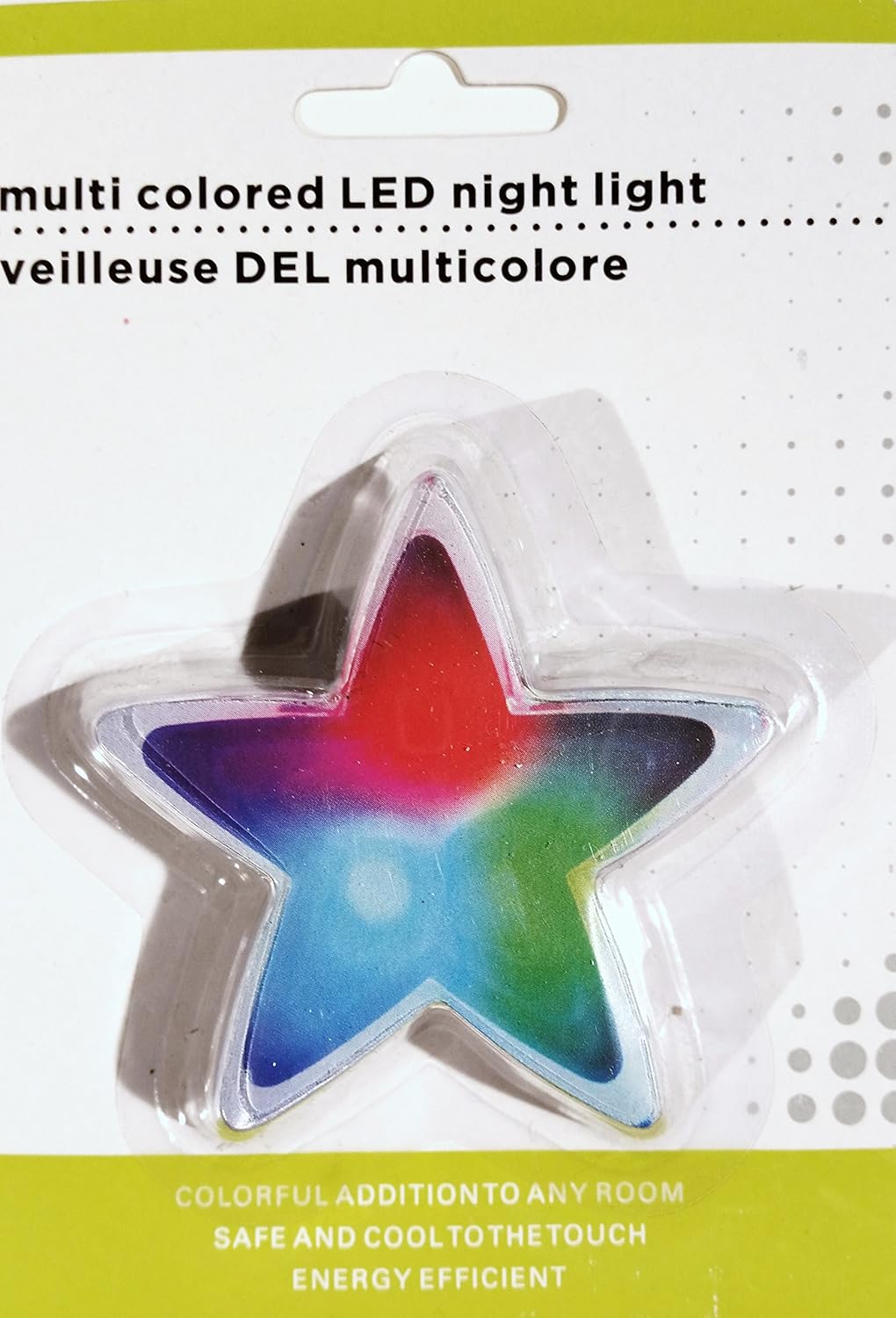 LED Night Light Multi Colored Star