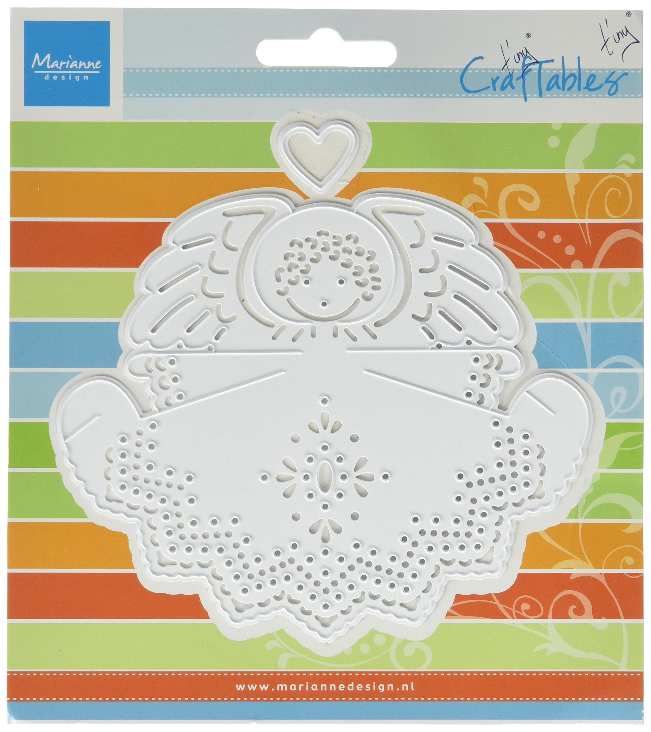 Ecstasy Crafts Marianne Design Craftables Dies, 7-Inch, Angel with Heart