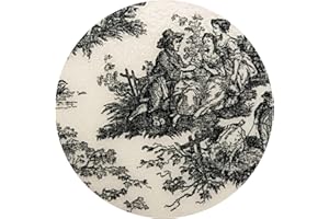 ANDRÉAS Andreas Silicone Non-Slip 6.25" Jar Opener, Easy Lid Opener, Made with Silicone reend Fabric, Dishwasher Safe, Garlic Peeler, Black Toile, 6.25 inch