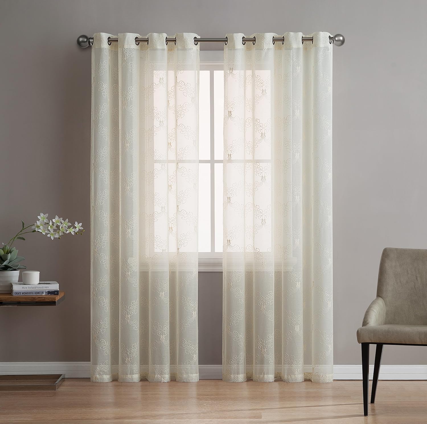 Off White 100 Irish Linen Curtain Fabric Crafts Crafts Fabric