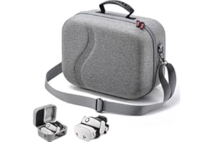 DEVASO Large Carrying Case for Meta Quest 3/Quest 3S, Compatible with BOBOVR S3 Pro/Kiwi Design Battery Head Strap, Controllers & Accessories, Portable Hard Travel Case for Oculus Quest 3/3S Gray