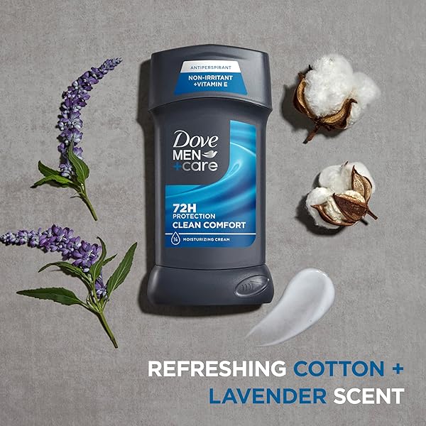 DOVE MEN+CARE ANTIPERSPIRANT DEODORANT STICK CLEAN COMFORT 2.7 OZ