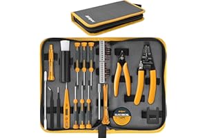 Hi-Spec 39pc Electronics Repair & Opening Tool Kit Set for Laptops, Phones, Devices, Computer & Gaming Accessories. Precision Small Screwdrivers with Pentalobe Bits for iPhones & MacBooks