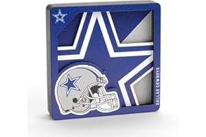 YouTheFan NFL Dallas Cowboys 3D Logo Series Magnets