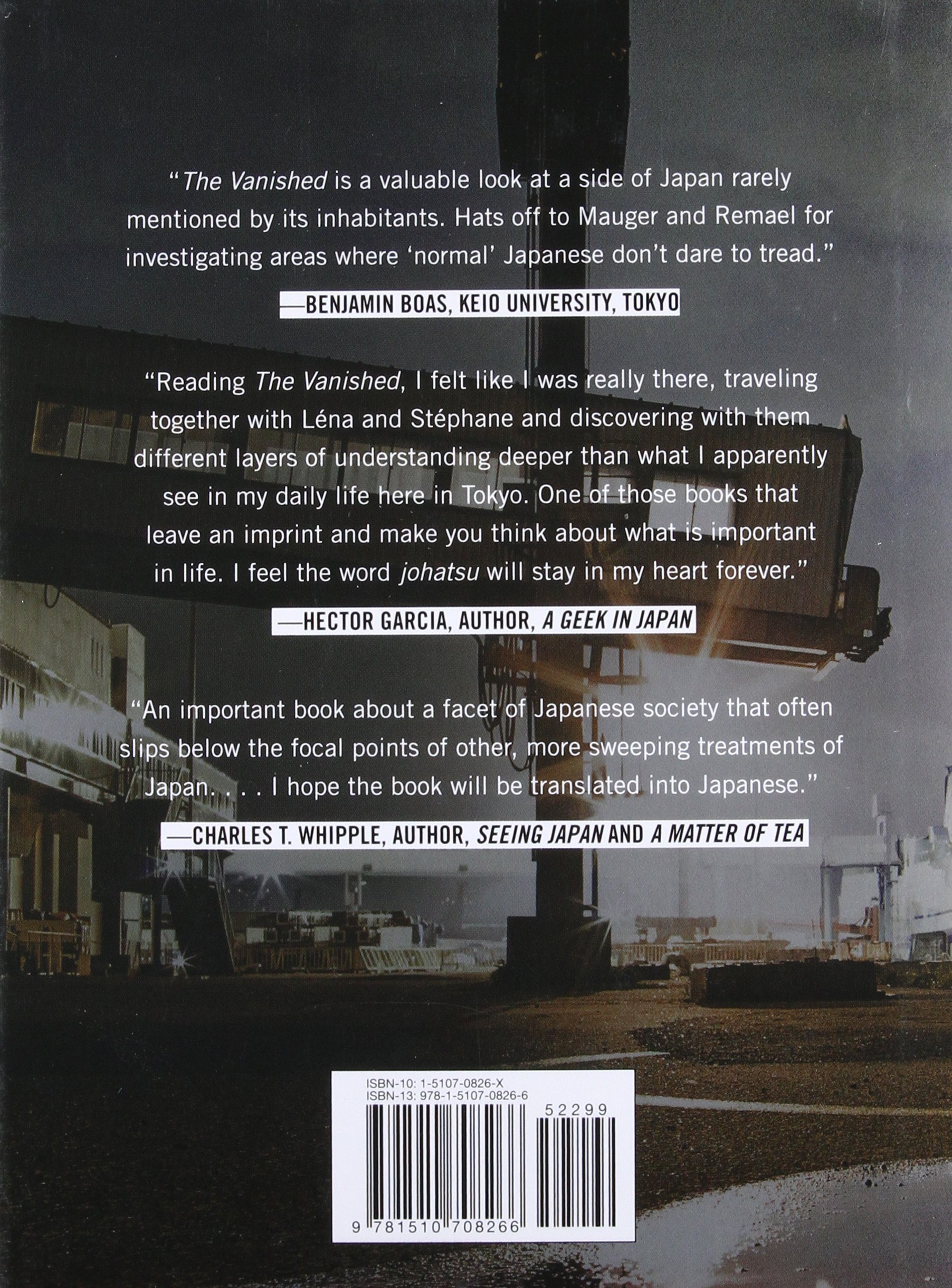 Amazon Fr The Vanished The Evaporated People Of Japan In Stories And Photographs Mauger Lena Remael Stephane Phalen Brian Livres