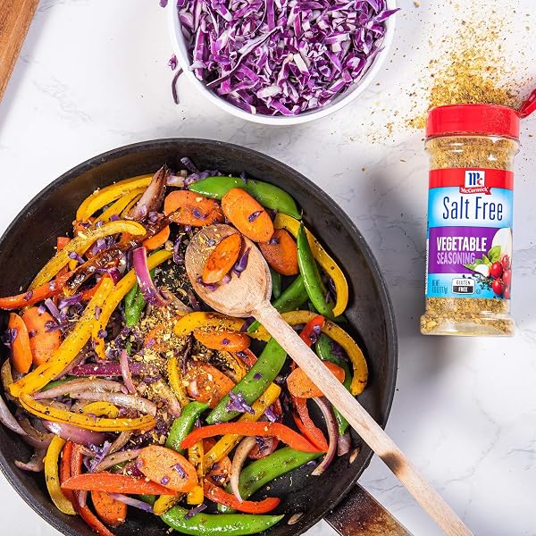 MCCORMICK SALT FREE VEGETABLE SEASONING, 4.16 OZ