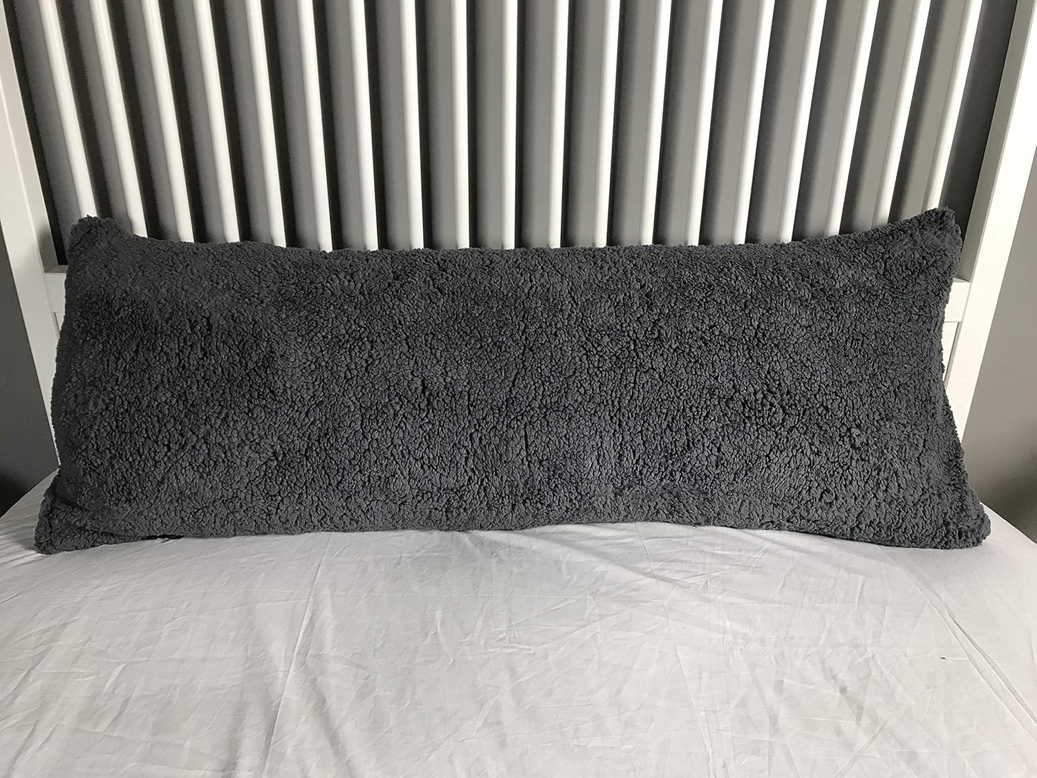 Adam Home Teddy Bear Fleece Soft Warm Cozy Long Body Bolster Pillow Cases Covers Nursing Neck