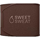Sweet Sweat Waist Trimmer Toned Series - Premium Sweat Enhancing Fitness Belt for Women & Men - 5 Adjustable Sizes