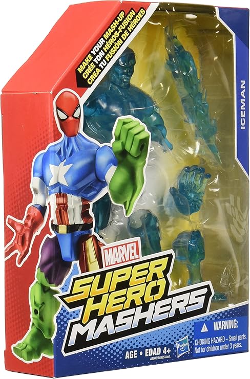 Amazon Com Marvel Super Hero Mashers Iceman Figure 6 Inch Toys Games