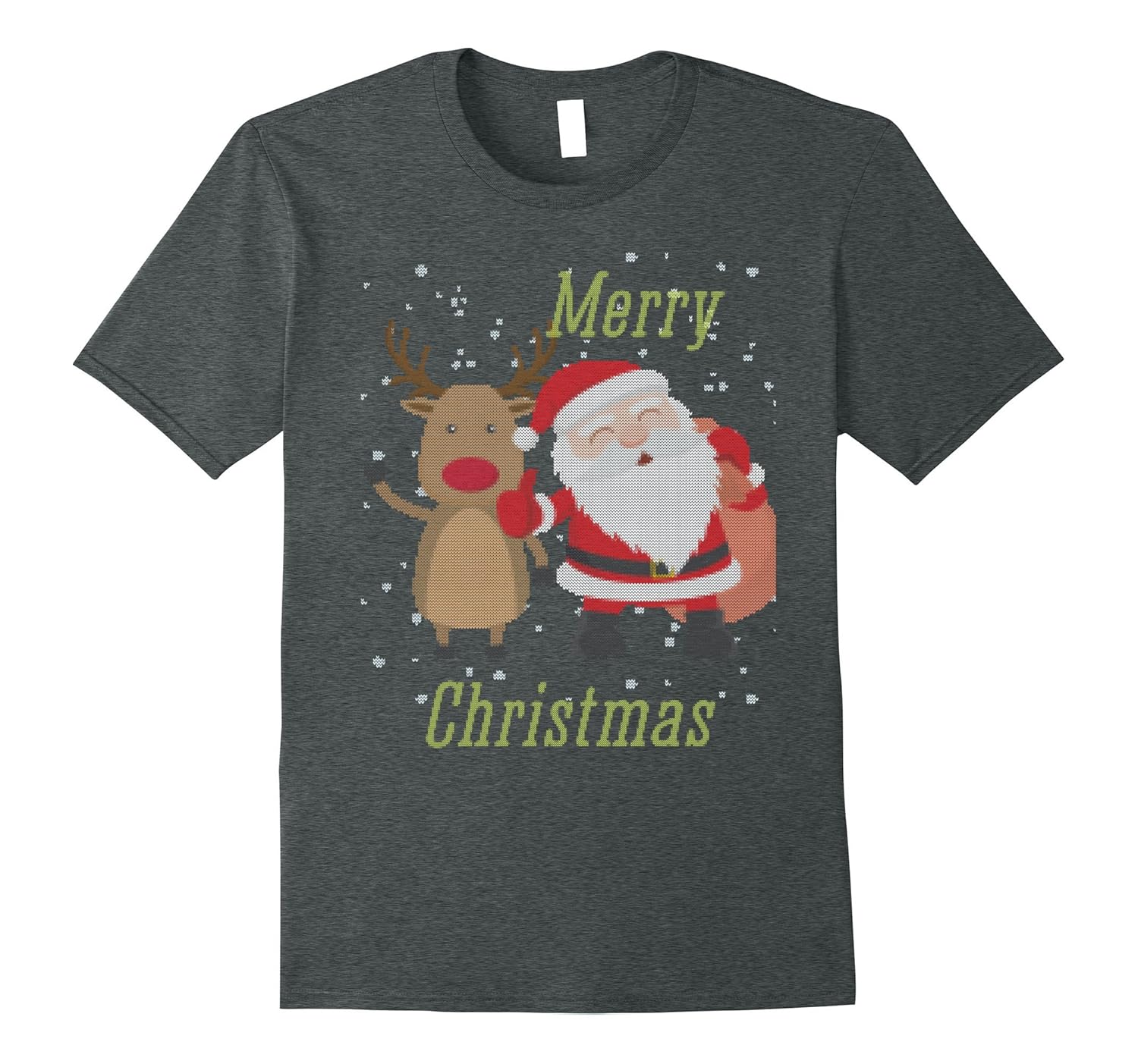 Ugly Christmas Sweater Novelty T-Shirt-ANZ