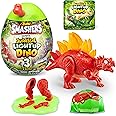 Smashers Mini Jurassic Light Up Dino Egg (Stegosaurus) by ZURU Collectible Egg, Volcano Slime, Fossil Toy, Dinosaur Toys, T-Rex Toy for Boys and Kids